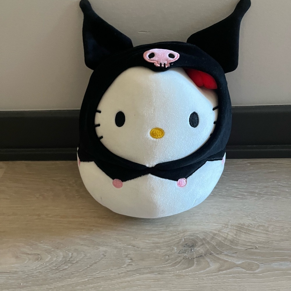 Squishmallow Hello Kitty Kuromi Plush